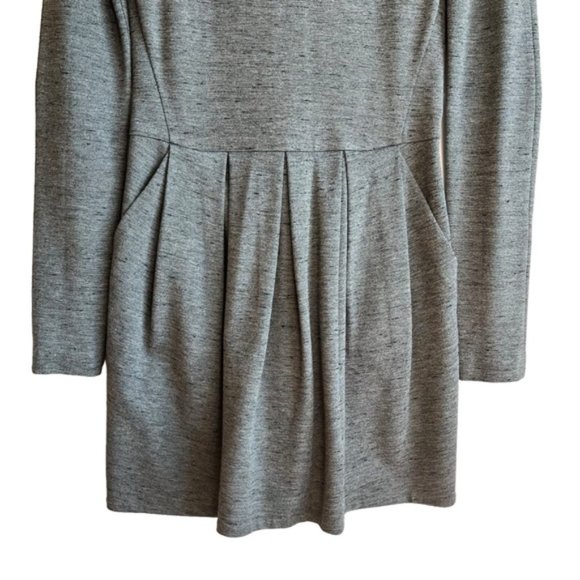 Wilfred Tartine Dress Size 6 Heathered Gray Fit & Flare - Picture 5 of 11